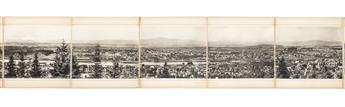 (WEST--OREGON.) L.C. Henrichsen, photographer. Portland, Oregon, from Heights West of the City Looking East.